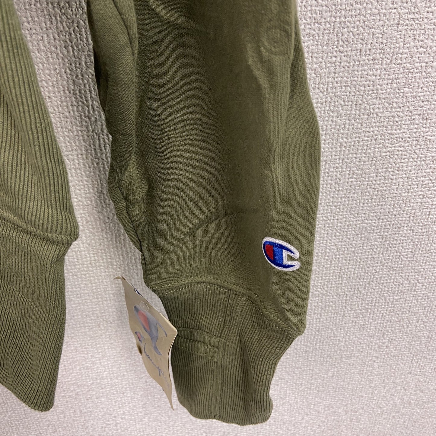 Champion　チャンピオン　リバースウィーブ　スウェットパーカー/フーディー　デッドストック　カーキー　Lサイズ