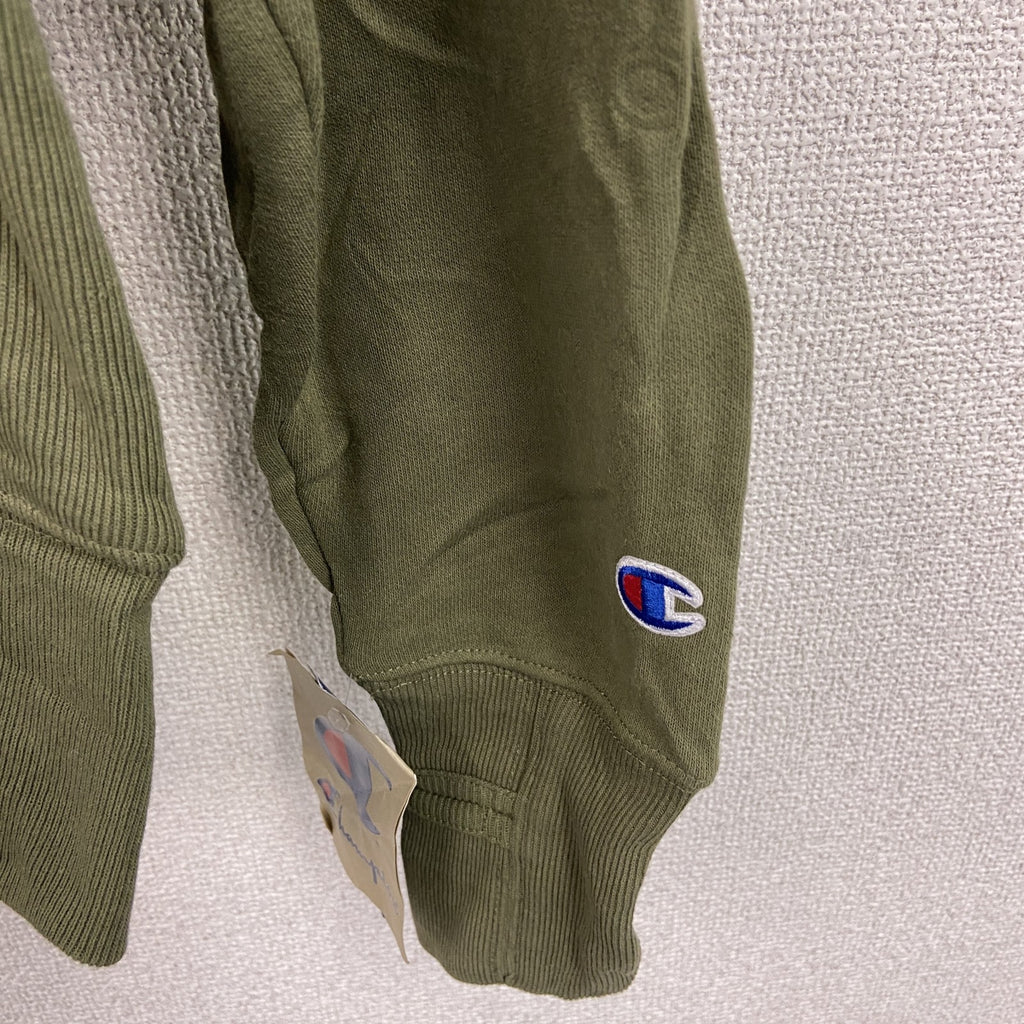 Champion　チャンピオン　リバースウィーブ　スウェットパーカー/フーディー　デッドストック　カーキー　Lサイズ　古着