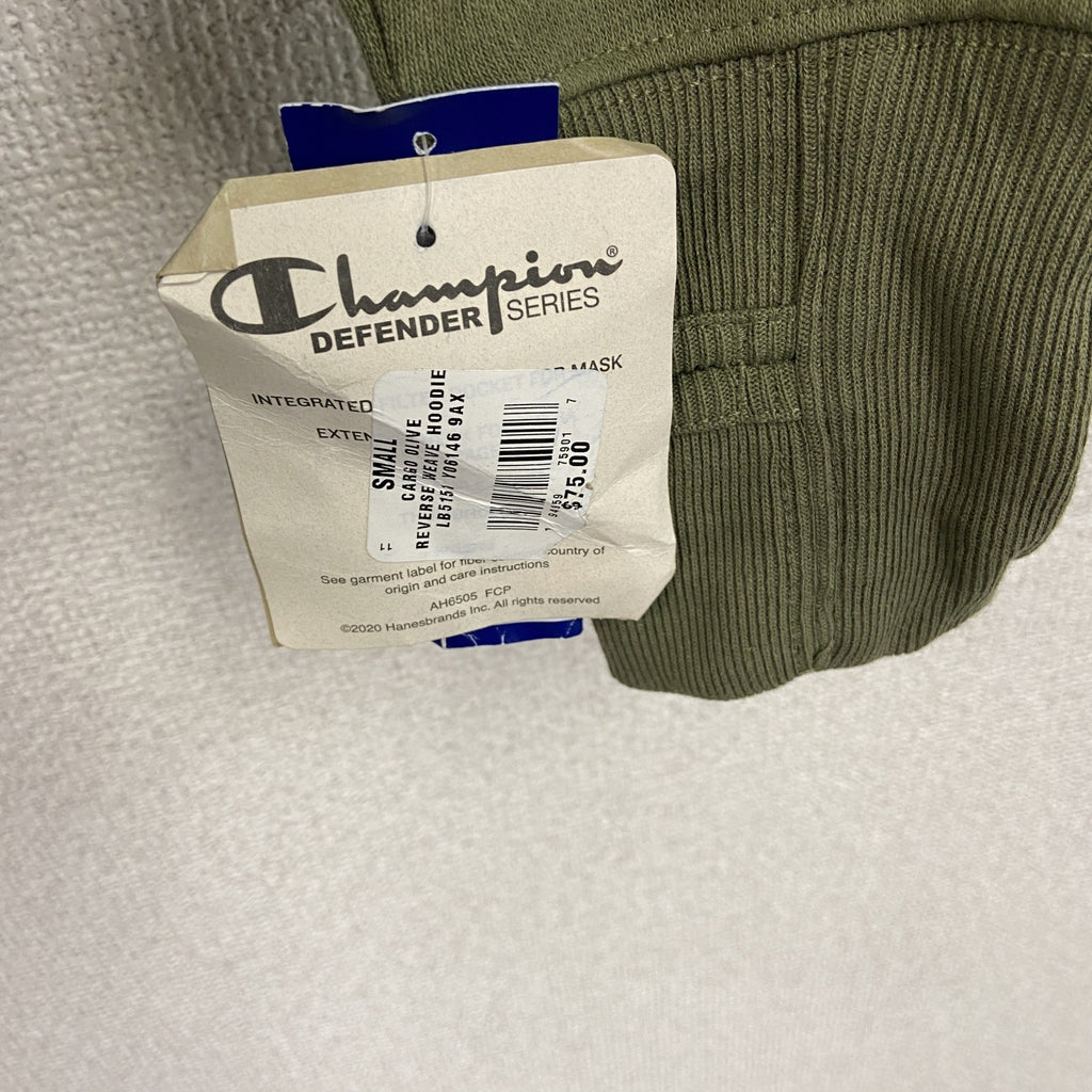 Champion　チャンピオン　リバースウィーブ　スウェットパーカー/フーディー　デッドストック　カーキー　Lサイズ　古着