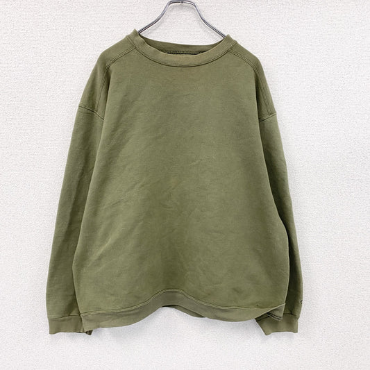 00s　Champion　チャンピオン　スウェット/トレーナー　ヴィンテージ　カーキ　XLサイズ