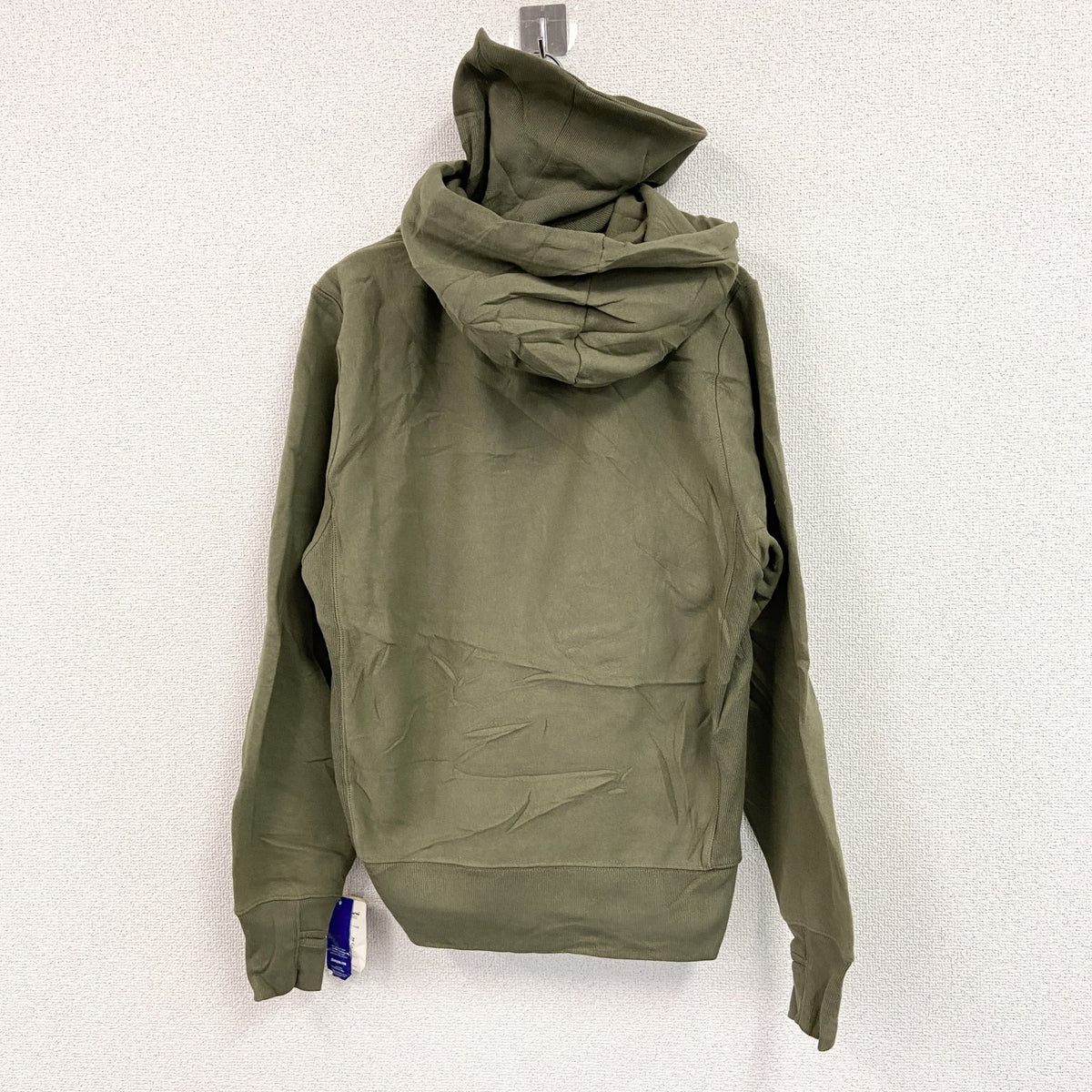 Champion　チャンピオン　リバースウィーブ　スウェットパーカー/フーディー　デッドストック　カーキー　Lサイズ　古着