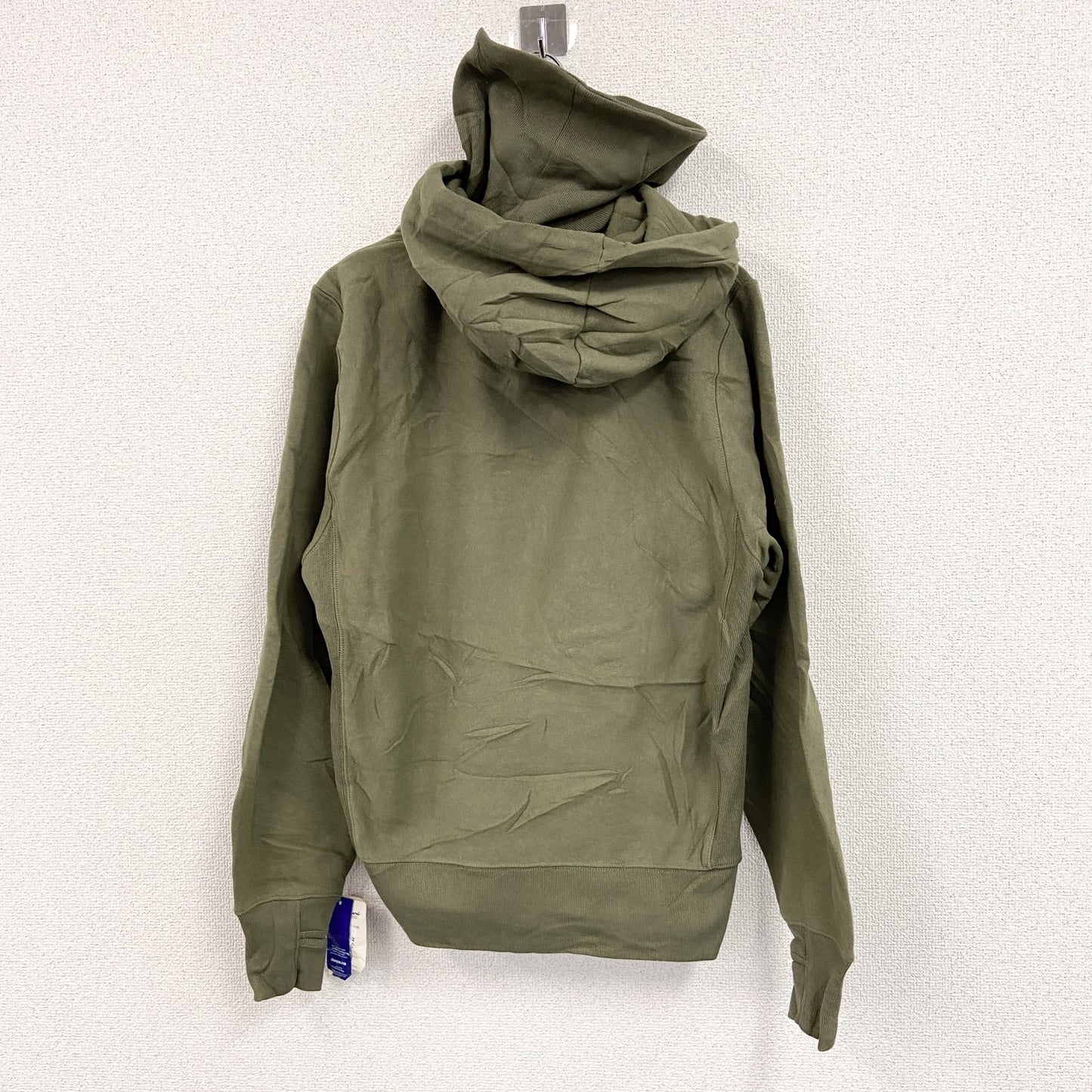 Champion　チャンピオン　リバースウィーブ　スウェットパーカー/フーディー　デッドストック　カーキー　Lサイズ