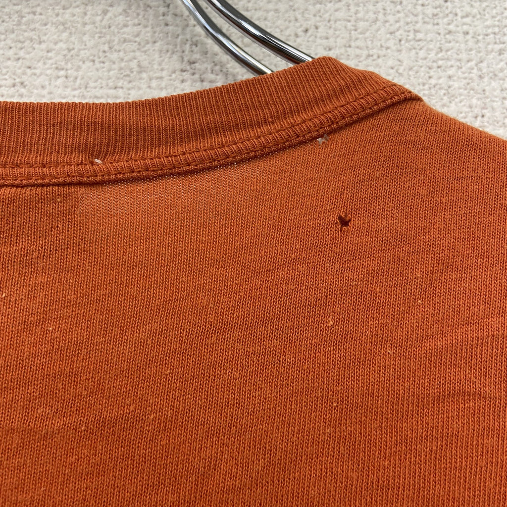 Abercrombie　アバクロンビー　半袖プリントＴシャツ　シングルステッチ　オレンジ　Sサイズ