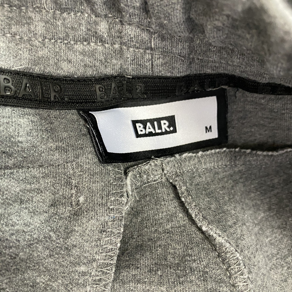 BALR.　ボーラー　セットアップ　フルジップスウェッパーカー/フーディー　スウェットパンツ　グレー　Mサイズ　古着