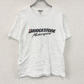 BRIDGESTONE　ブリヂストン　半袖プリントＴシャツ　企業ロゴ　白　ホワイト　Lサイズ