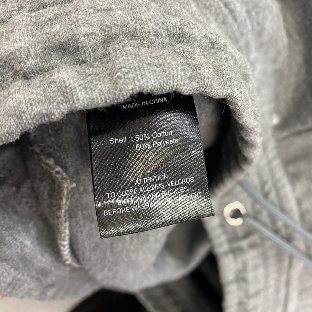 BALR.　ボーラー　セットアップ　フルジップスウェッパーカー/フーディー　スウェットパンツ　グレー　Mサイズ　古着