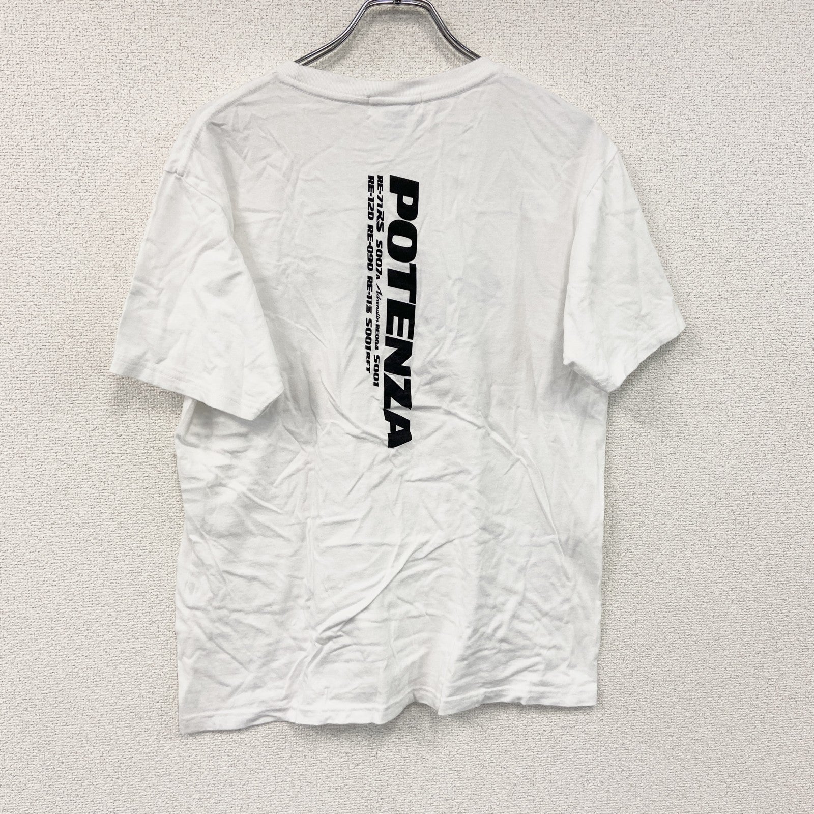 BRIDGESTONE　ブリヂストン　半袖プリントＴシャツ　企業ロゴ　白　ホワイト　Lサイズ