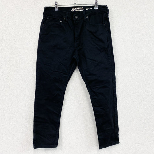 Levi’ｓ　リーバイス　SIGNATURE　デニムパンツ/ジーンズ　ジップフライ　黒　ブラック　W34サイズ