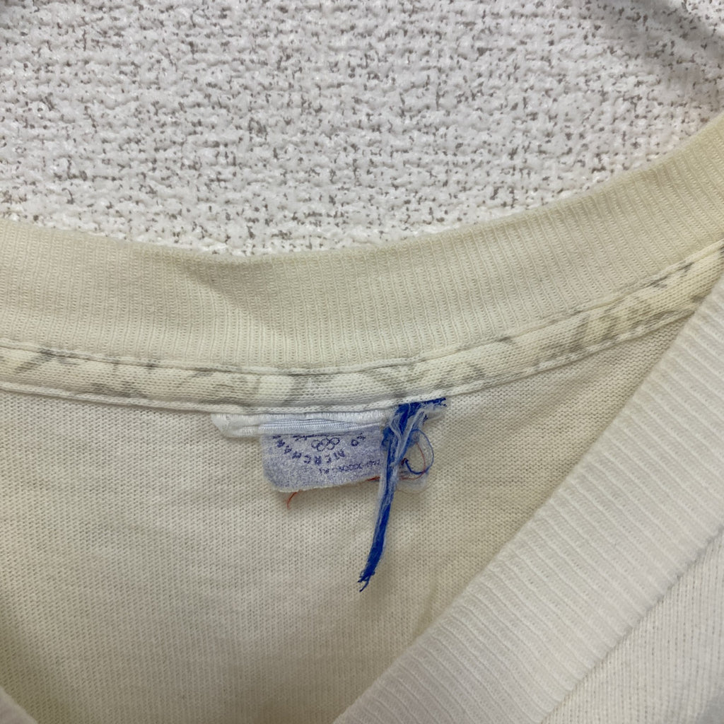 00s　シドニー五輪　オーストラリア代表　半袖プリントTシャツ　オリンピックシンボル　国旗　ヴィンテージ　白　ホワイト　古着
