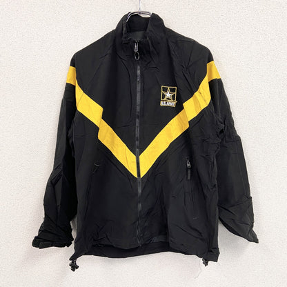 U.S.ARMY　トレーニングジャケット　ナイロンジャケット　ミリタリー　米軍　黒　ブラック　Mサイズ