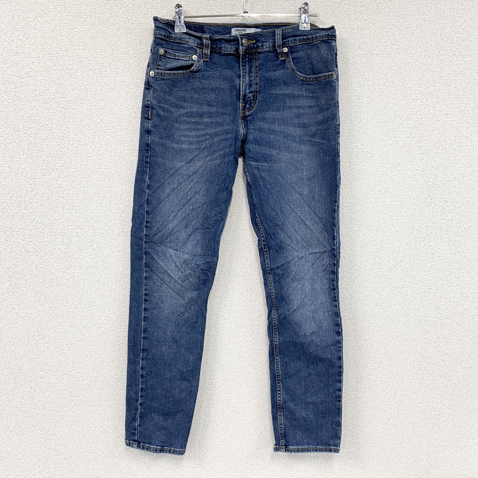 Levi’ｓ　リーバイス　SIGNATURE　デニムパンツ/ジーンズ　ジップフライ　インディゴ　W30サイズ　古着