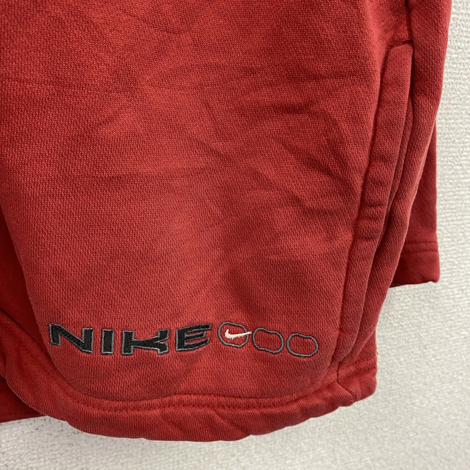 00s　NIKE　ナイキ　ハーフジップスウェット　ヴィンテージ　赤　レッド　XLサイズ　古着