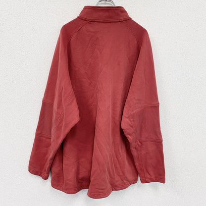 00s　NIKE　ナイキ　ハーフジップスウェット　ヴィンテージ　赤　レッド　XLサイズ