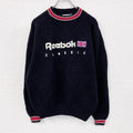 ～00s　Reebok　リーボック　ウールニットセーター　ヴィンテージ　黒　ブラック　Lサイズ　古着
