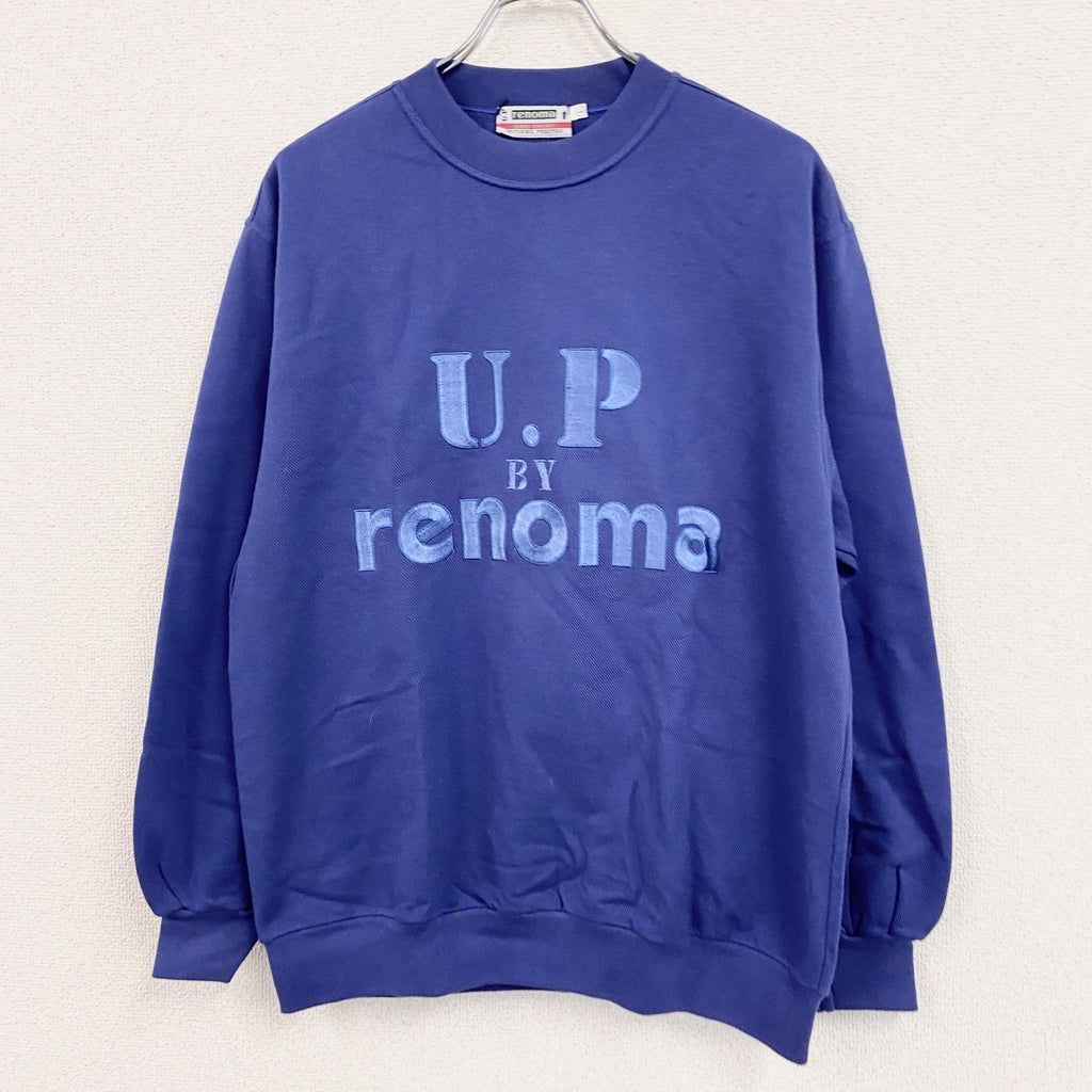 古着 used　90s～　U.P renoma　ユーピーレノマ　スウェット/トレーナー　ユーロヴィンテージ　青　ブルー　Lサイズ
