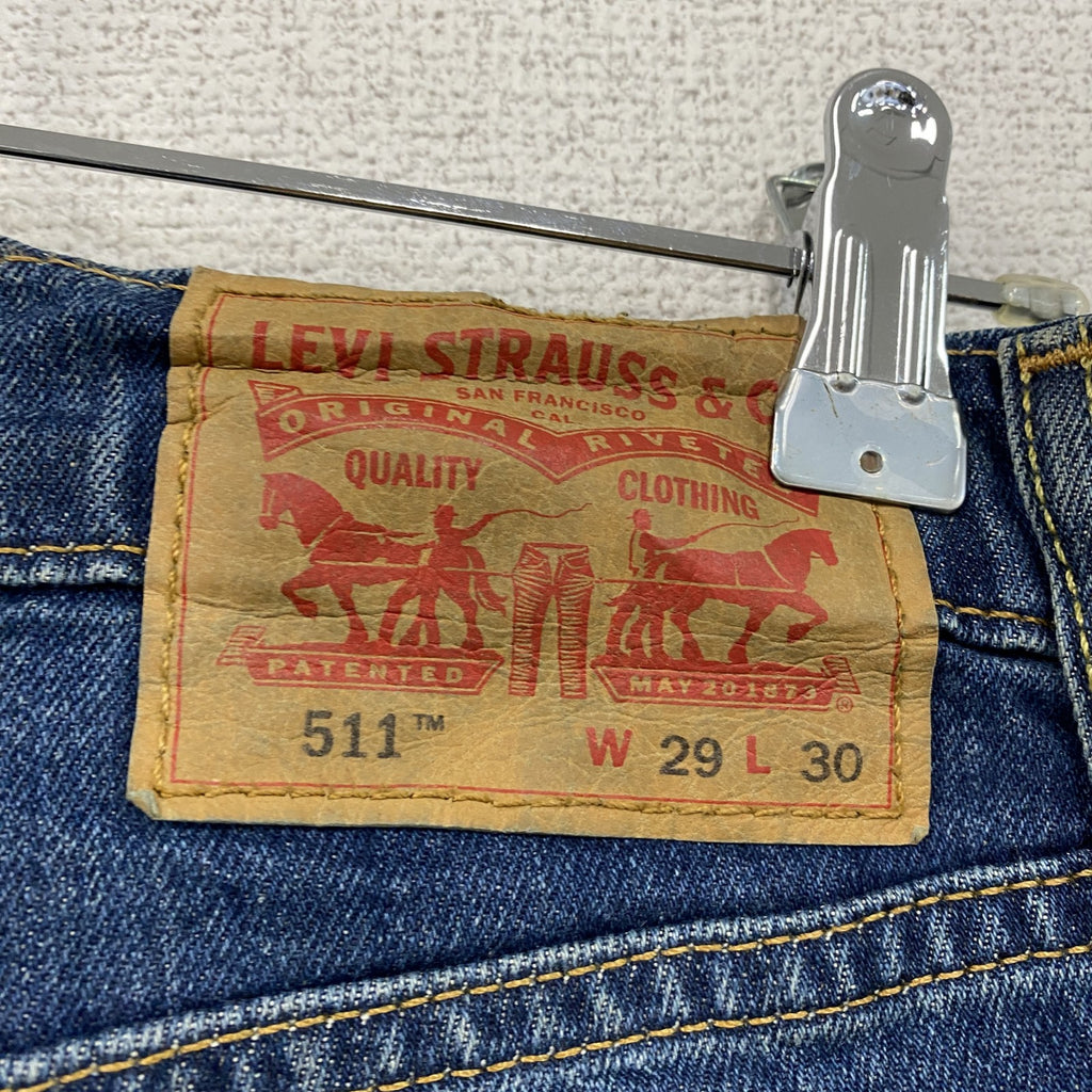 Levi’ｓ　リーバイス　511　デニムパンツ/ジーンズ　ジップフライ　インディゴ　W29サイズ　古着