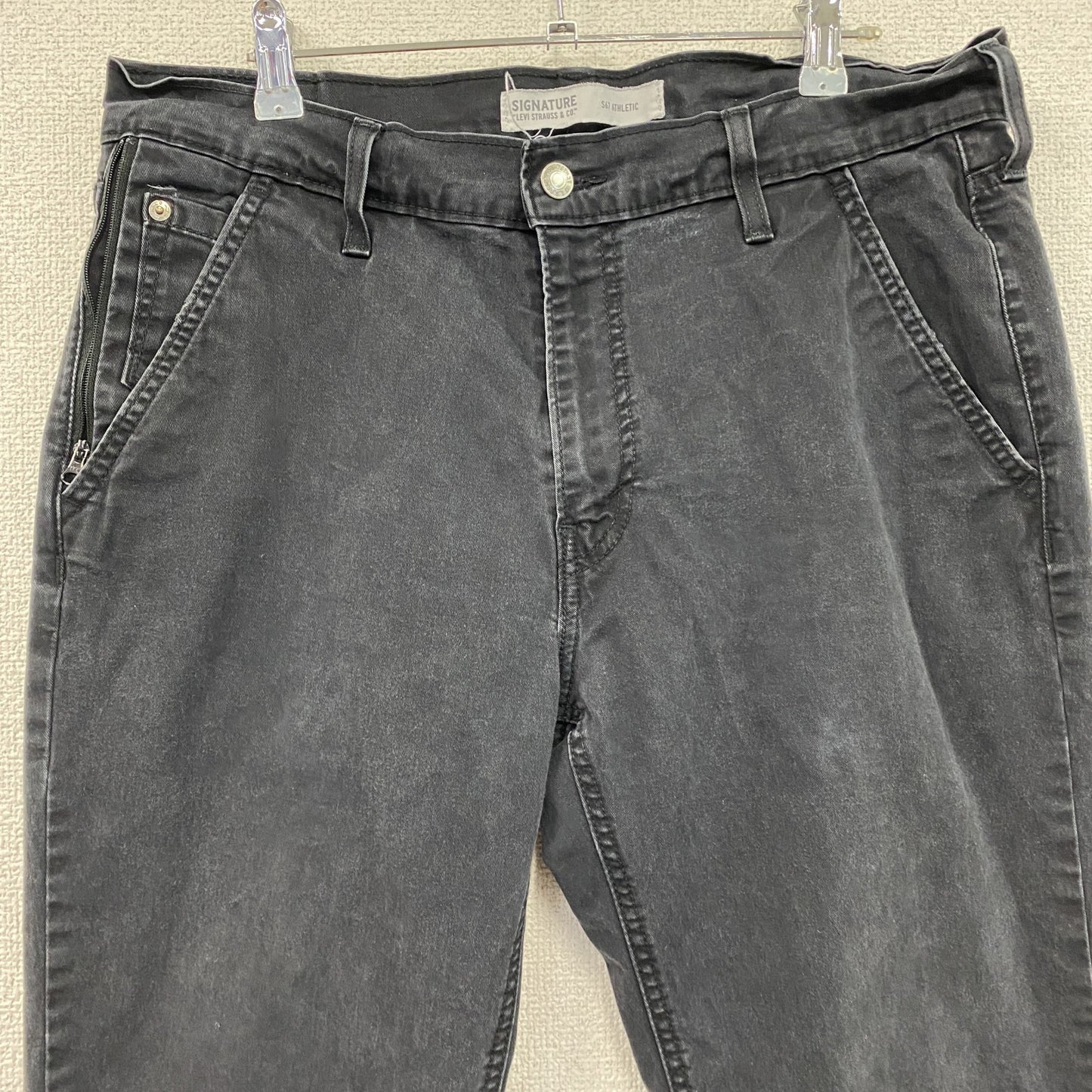 Levi’ｓ　リーバイス　SIGNATURE　デニムパンツ/ジーンズ　ジップフライ　黒　ブラック　W34サイズ