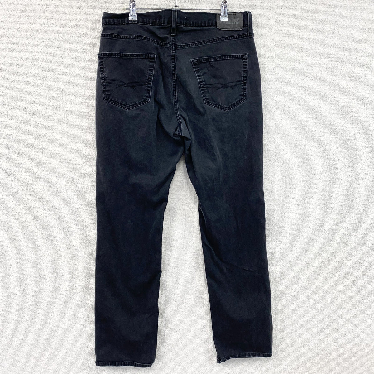 Levi’ｓ　リーバイス　SIGNATURE　デニムパンツ/ジーンズ　ジップフライ　黒　ブラック　W34サイズ　古着