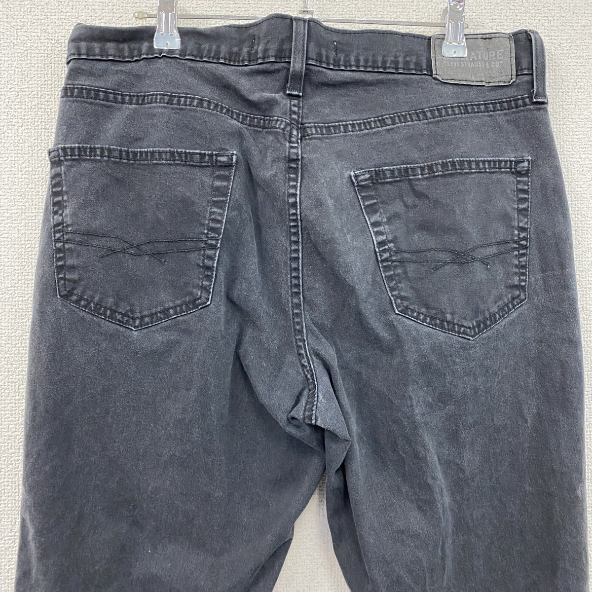 Levi’ｓ　リーバイス　SIGNATURE　デニムパンツ/ジーンズ　ジップフライ　黒　ブラック　W34サイズ　古着