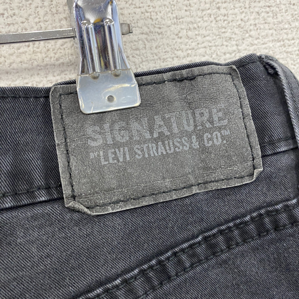 Levi’ｓ　リーバイス　SIGNATURE　デニムパンツ/ジーンズ　ジップフライ　黒　ブラック　W34サイズ　古着