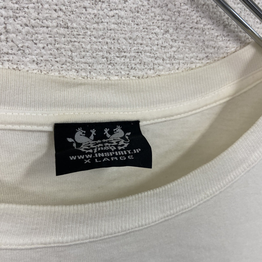 INSPIRIT　インスピリット　佐藤ルミナ　半袖Tシャツ　格闘技ジム　白　ホワイト　XLサイズ　古着