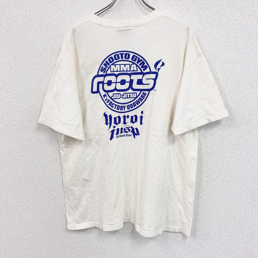 INSPIRIT　インスピリット　佐藤ルミナ　半袖Tシャツ　格闘技ジム　白　ホワイト　XLサイズ　古着