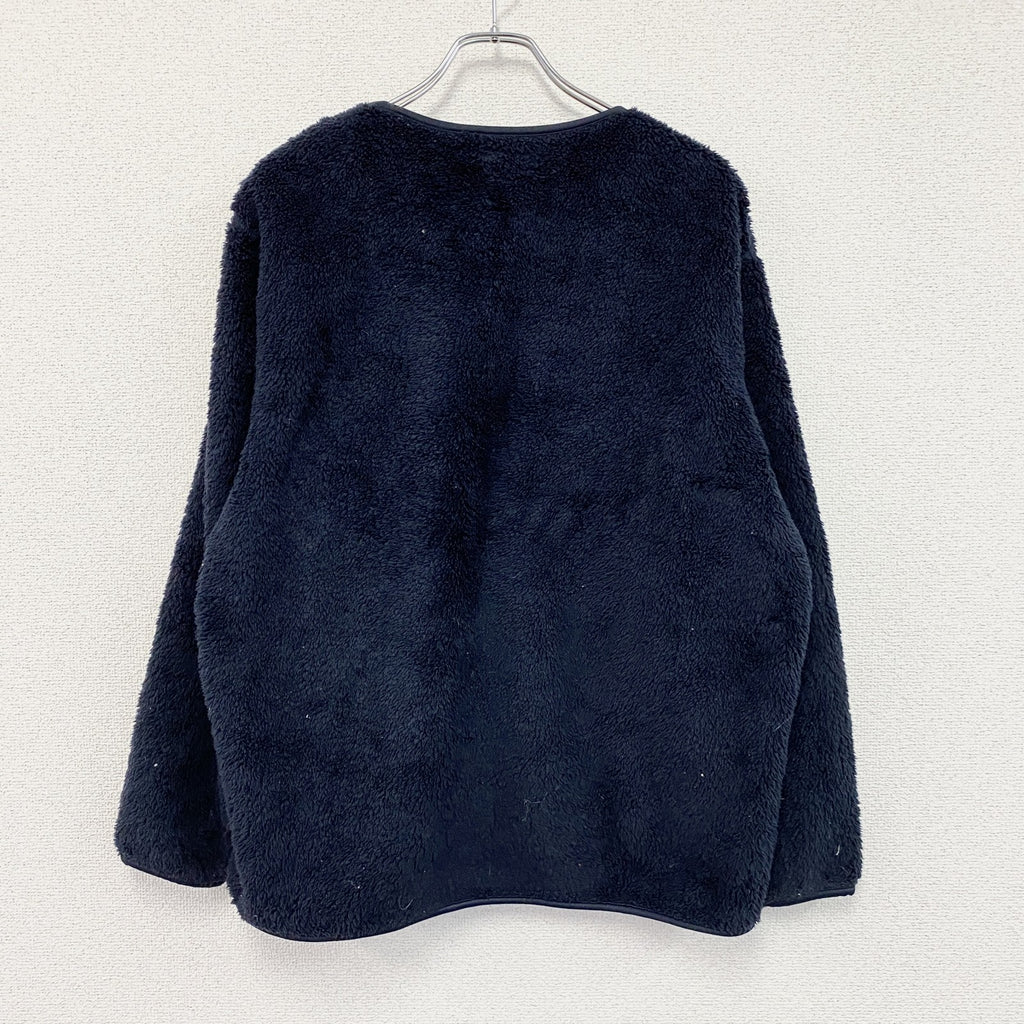 UNIQLO　ユニクロ　Engineered Garments　エンジニアガーメンツ　フリースプルオーバージャケット　紺　ネイビー　Lサイズ　古着
