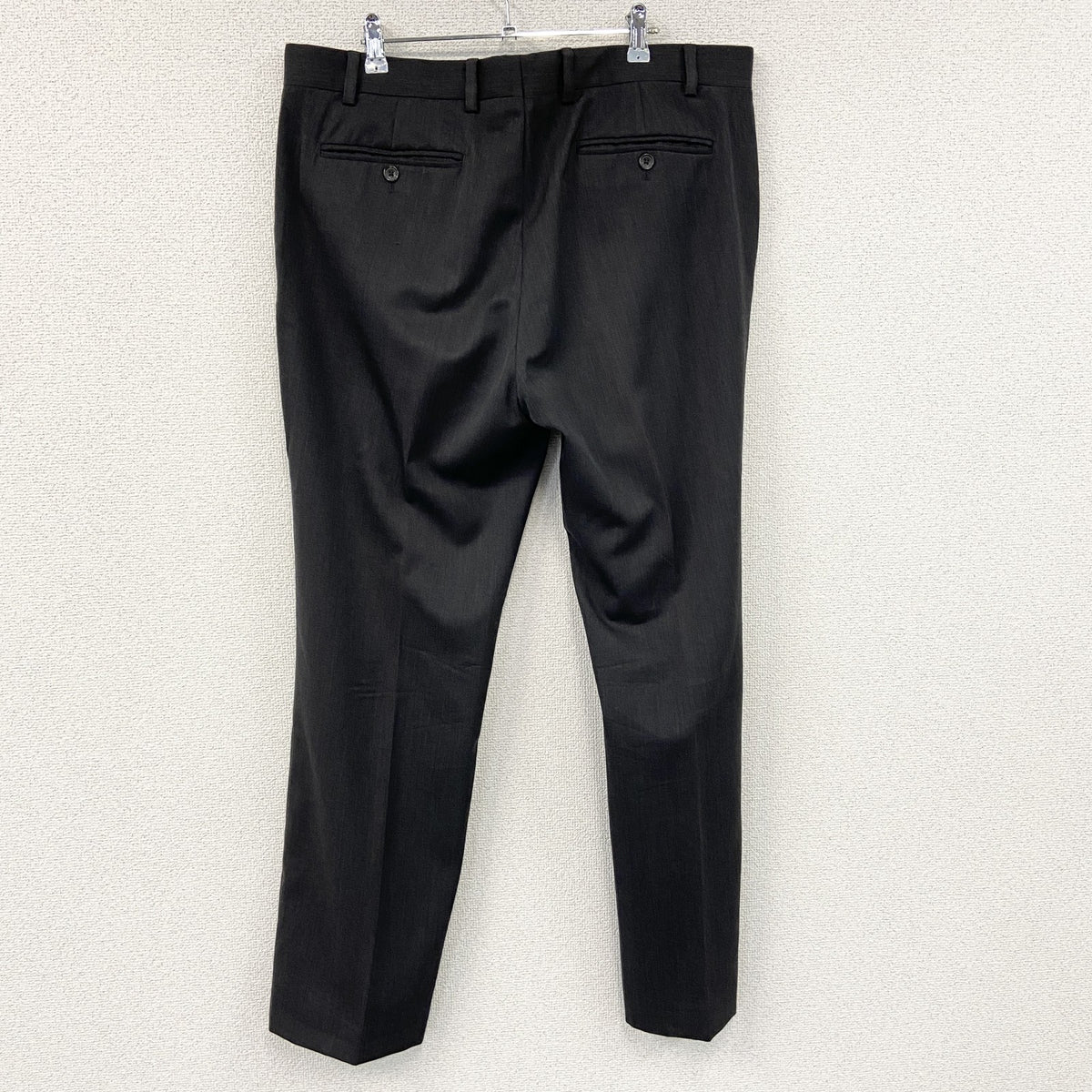 Eddie Bauer　エディーバウアー　スラックス　ジップフライ　黒　ブラック　38サイズ　古着