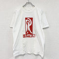 半袖プリントアートTシャツ　14連プリント　両面プリント　白　ホワイト　Lサイズ　古着