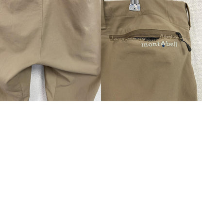 mont-bell　モンベル　ライトトレッキングパンツ　刺繍ロゴ　ベージュ
