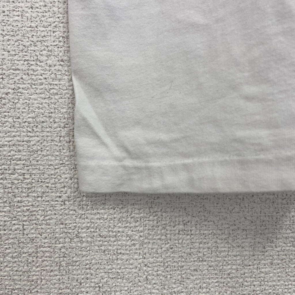 Hanes　半袖プリントTシャツ　HAWAII　レトロ　クルーネック　シングルステッチ　白　ホワイト　XLサイズ　古着