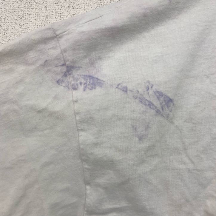 Hanes　半袖プリントTシャツ　HAWAII　レトロ　クルーネック　シングルステッチ　白　ホワイト　XLサイズ　古着