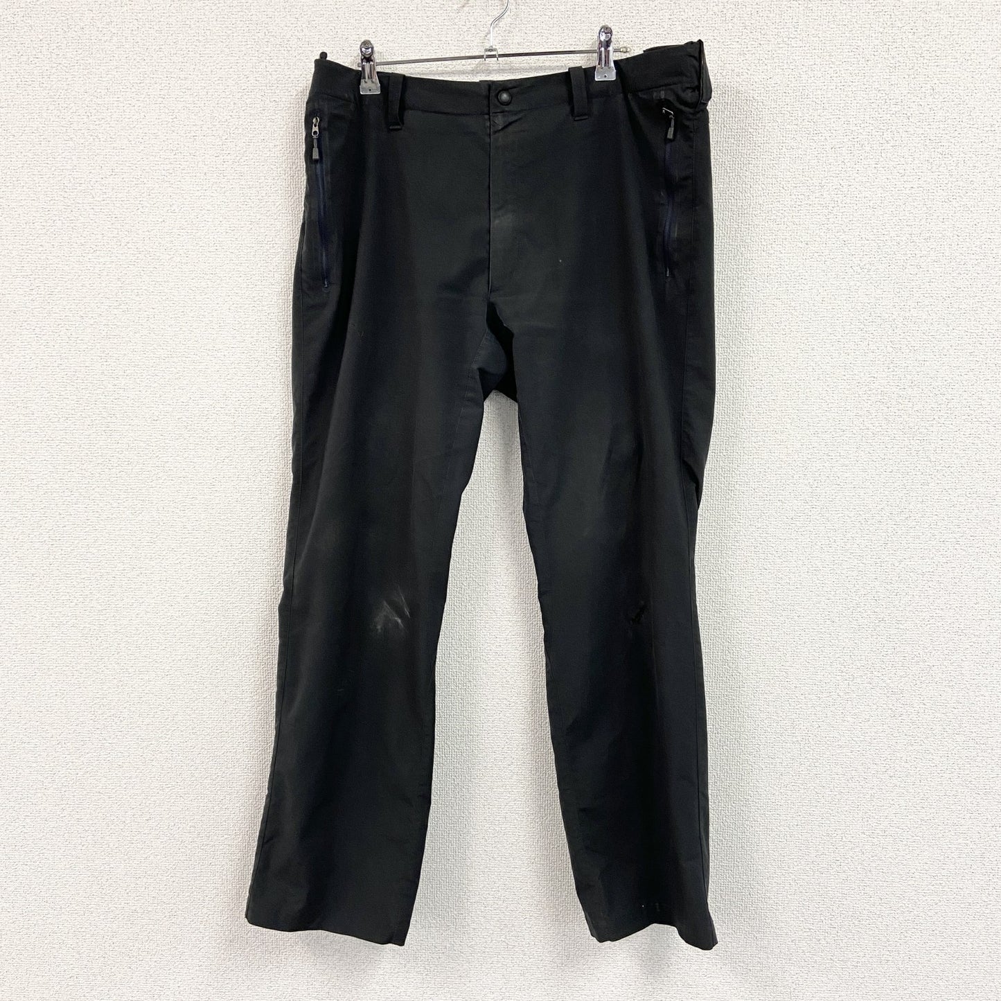 mont-bell　モンベル　ライトトレッキングパンツ　刺繍ロゴ　黒　ブラック　