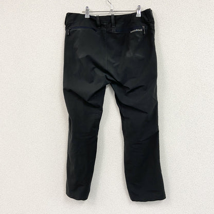 mont-bell　モンベル　ライトトレッキングパンツ　刺繍ロゴ　黒　ブラック　