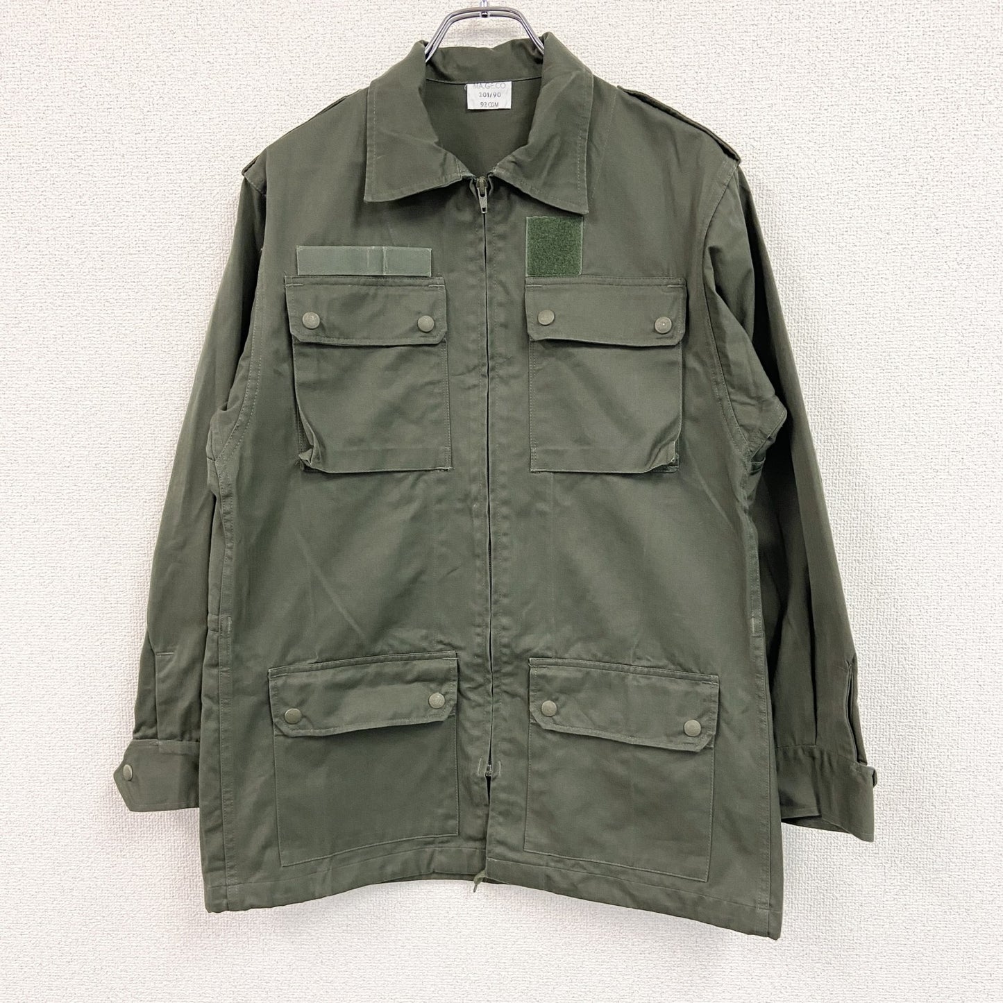 ～90s　MA.GE.CO　マジェコ　フランス軍　フィールドジャケット　ミリタリージャケット　ヴィンテージ　カーキ