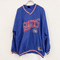 TEAM APPAREL　NFL　GIANTS　ジャイアンツ　プルオーバージャケット　青　ブルー　Lサイズ　古着