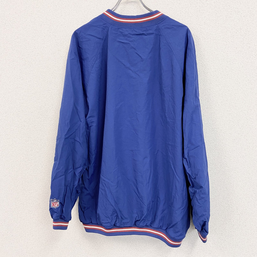 TEAM APPAREL　NFL　GIANTS　ジャイアンツ　プルオーバージャケット　青　ブルー　Lサイズ　古着