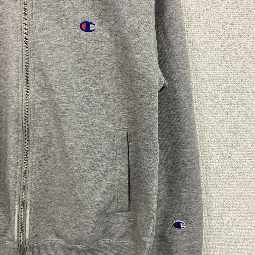 Champion　チャンピオン　フルジップスウェット/トレーナー　灰色　グレー　Lサイズ　古着