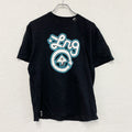 LRG　エルアールジー　半袖プリントTシャツ　デカロゴ　クルーネック　黒　ブラック　Mサイズ　古着