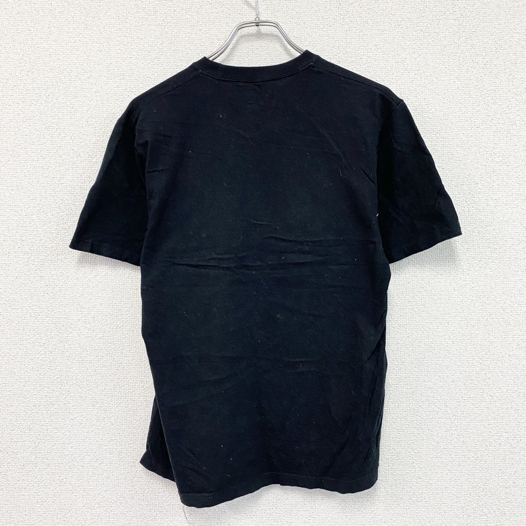 LRG　エルアールジー　半袖プリントTシャツ　デカロゴ　クルーネック　黒　ブラック　Mサイズ　古着