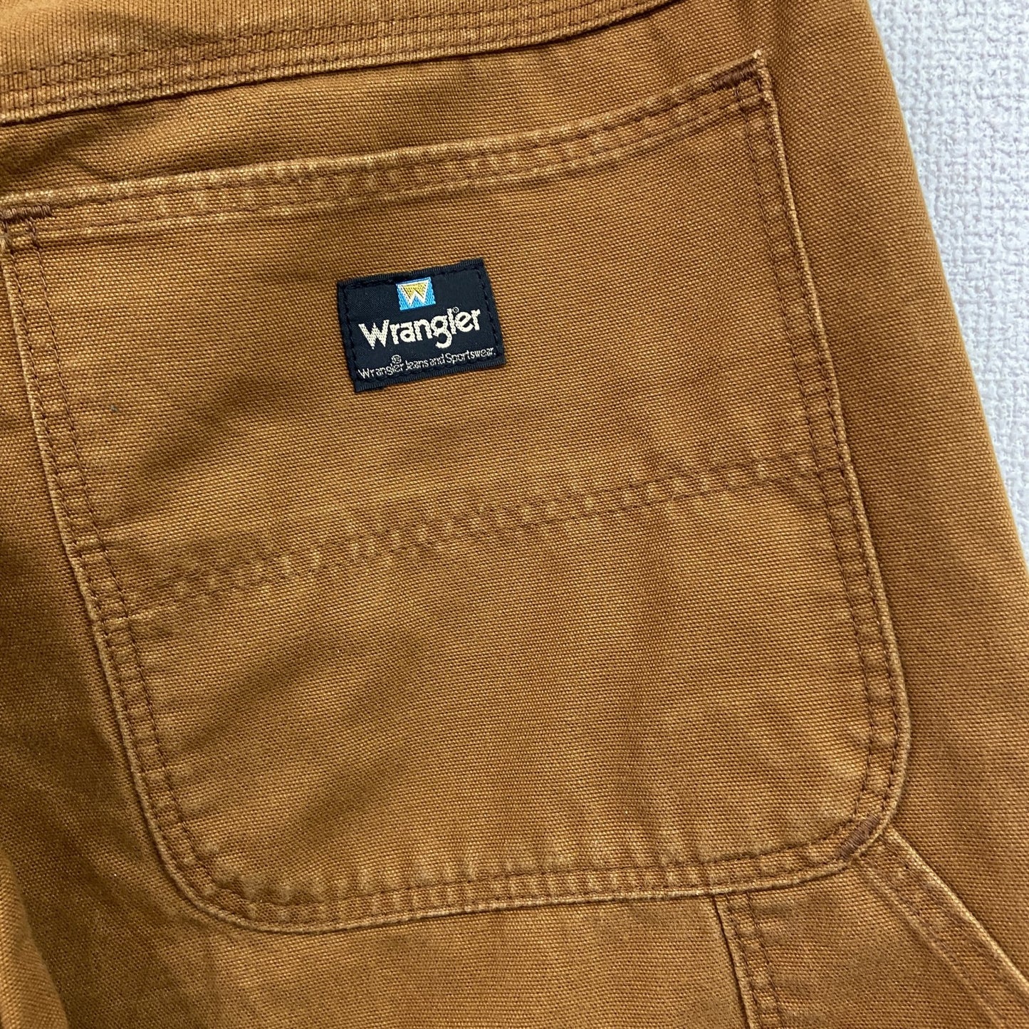 Wrangler　ラングラー　ペインターパンツ　ジップフライ　キャメル　Sサイズ
