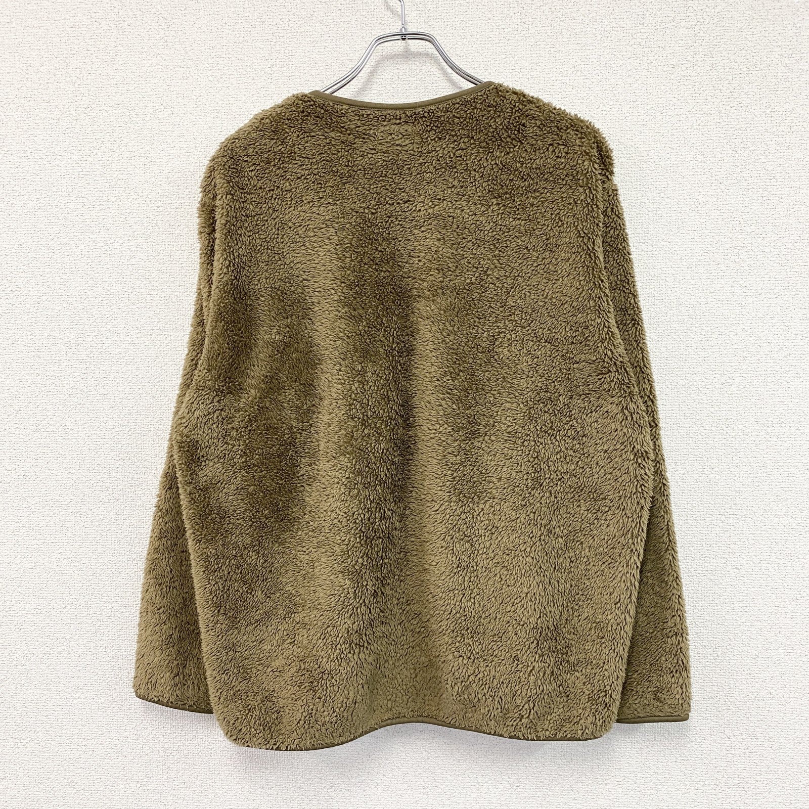 UNIQLO　ユニクロ　Engineered Garments　エンジニアガーメンツ　フリースプルオーバージャケット　茶色　ブラウン　Lサイズ　古着