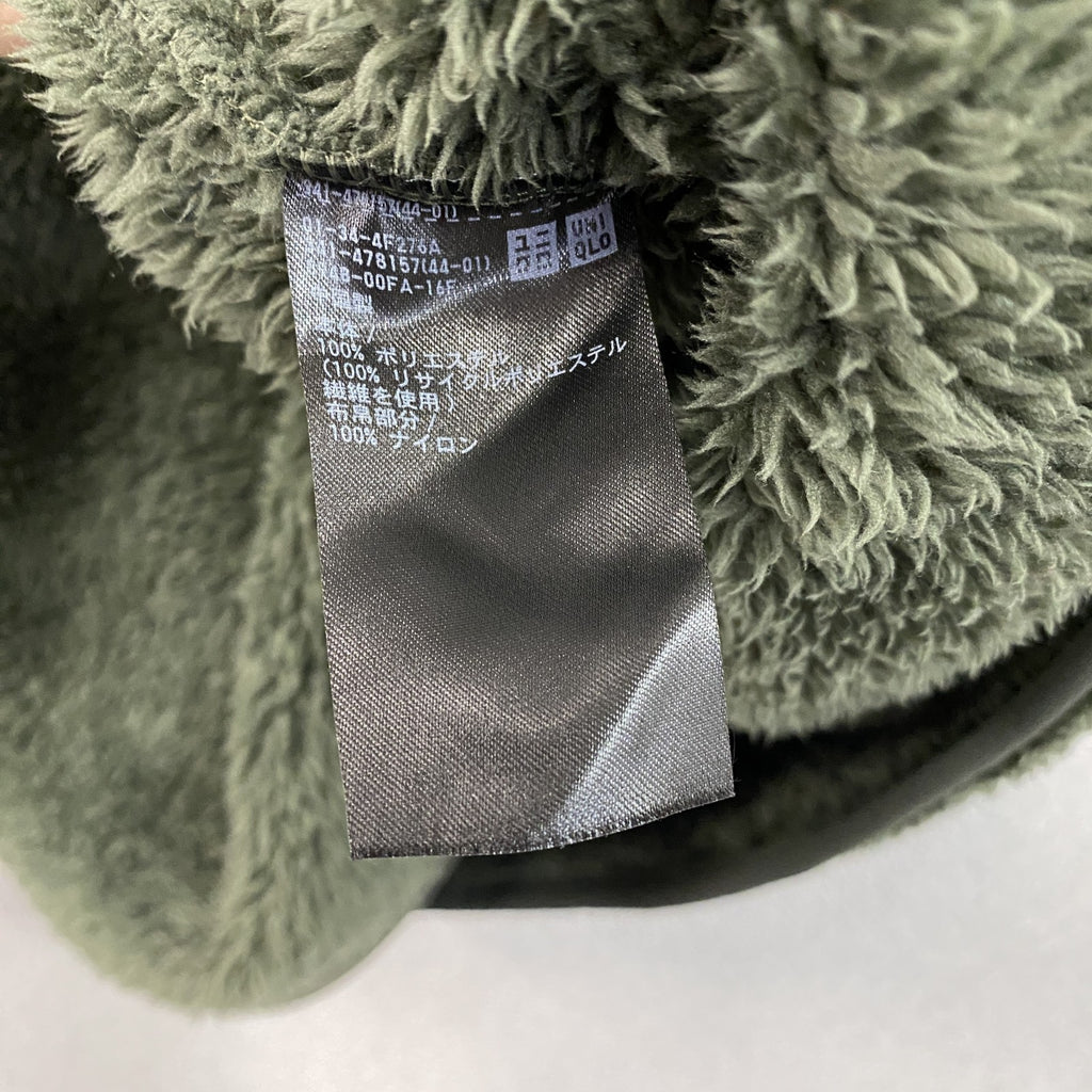 UNIQLO　ユニクロ　Engineered Garments　エンジニアガーメンツ　フリースプルオーバージャケット　オリーブ　Lサイズ　古着