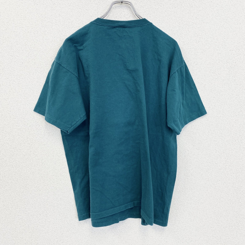 ～90s　Studebacker's　半袖プリントTシャツ　ダンスクラブ　シングルステッチ　ヴィンテージ　緑　グリーン　Lサイズ　古着