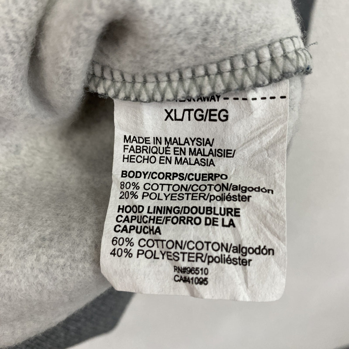 UNDER ARMOUR　アンダーアーマー　スウェットパーカー/フーディー　灰色　グレー　XLサイズ　古着