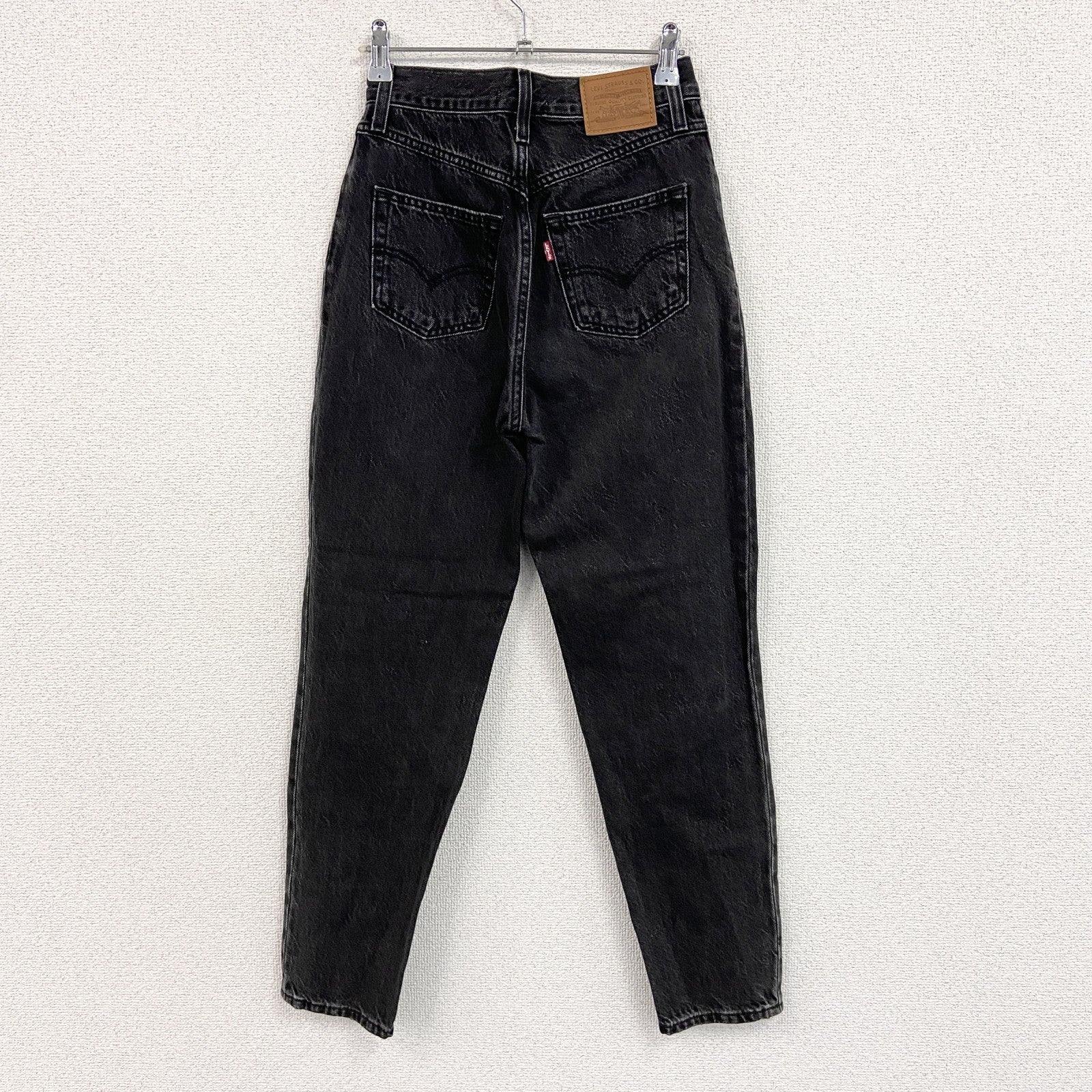 Levi’s　リーバイス　ブラックデニムパンツ/ジーンズ　ジップフライ　黒　ブラック　W25サイズ　古着