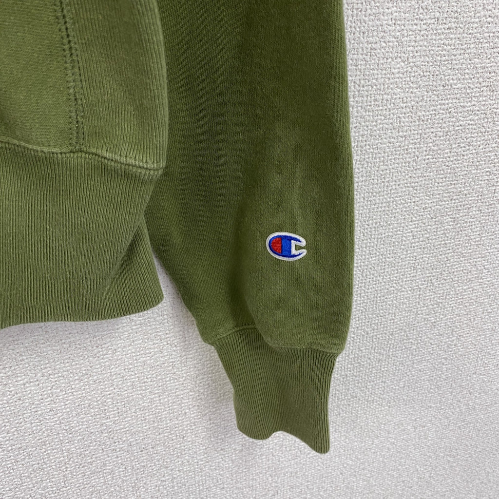 Champion　チャンピオン　リバースウィーブ　スウェット/トレーナー　深緑　ディープグリーン　XSサイズ　古着