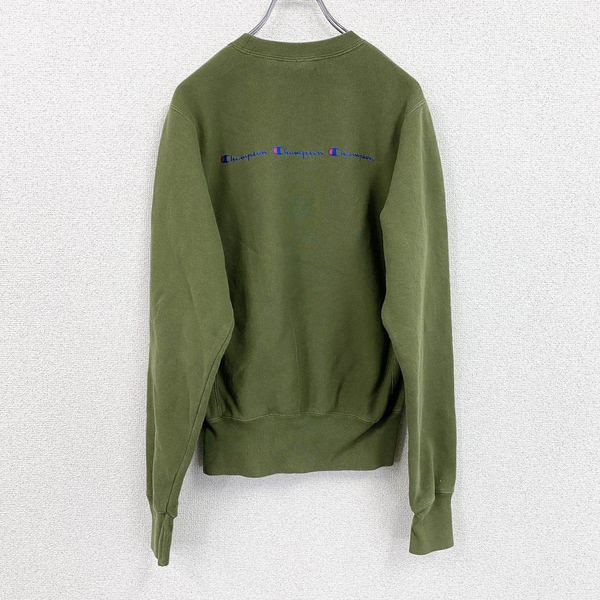 Champion　チャンピオン　リバースウィーブ　スウェット/トレーナー　深緑　ディープグリーン　XSサイズ　古着