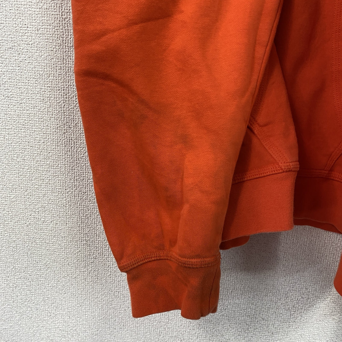 NIKE　ナイキ　スウェットパーカー/フーディー　スウッシュ　デカロゴ　オレンジ　3XLサイズ　古着