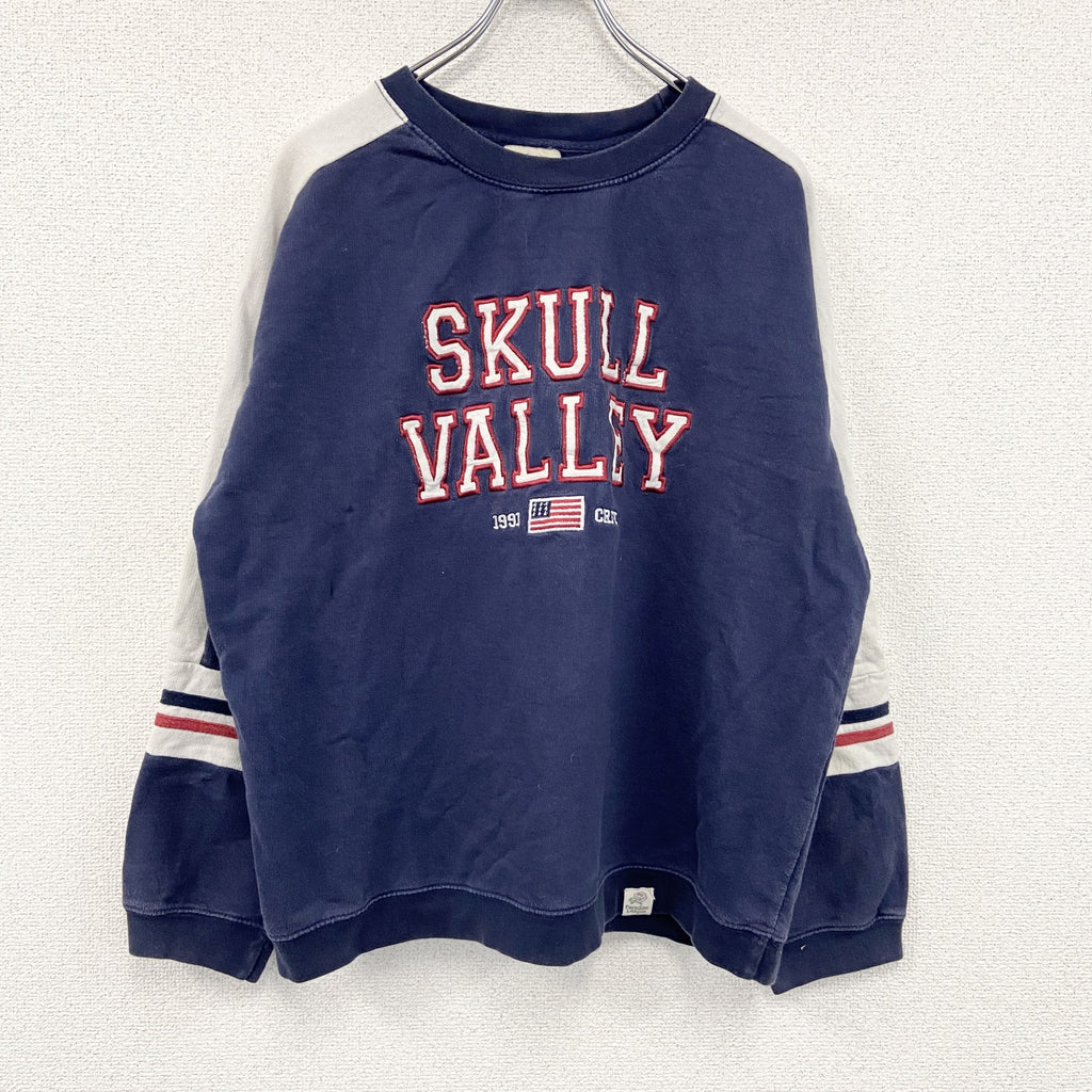 PULL&BEAR　スウェット/トレーナー　紺　ネイビー　Mサイズ　古着